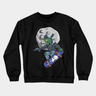 alien skateboarding in space hoodie and Crewneck Sweatshirt